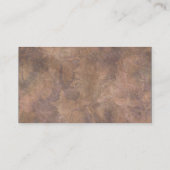 Westerne aardsteen Aangepaste Visitekaartjes (Achterkant)