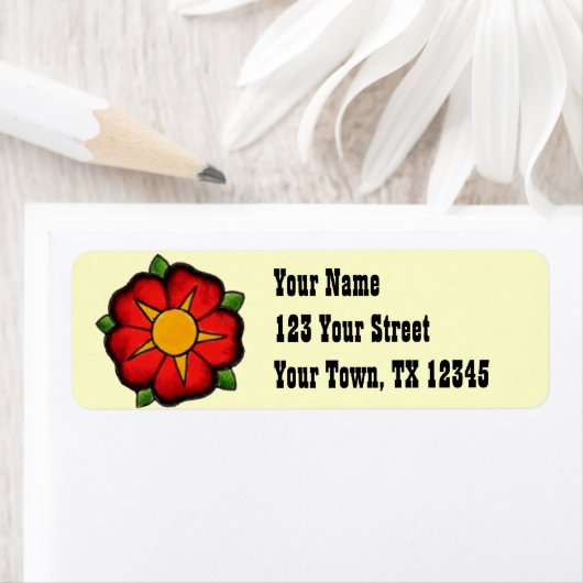 Westerne Adresetiketten Etiket (Insitu)