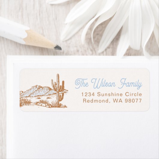 Westerne adreslabels voor retourzendingen etiket (Insitu)