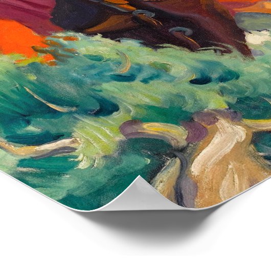 Westerne afdruk #5 afdruk Poster (Hoek)