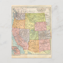 Westerne Amerikaanse  kaart