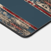 Westerne Amerikaanse vlag Bureaumat (Hoek)