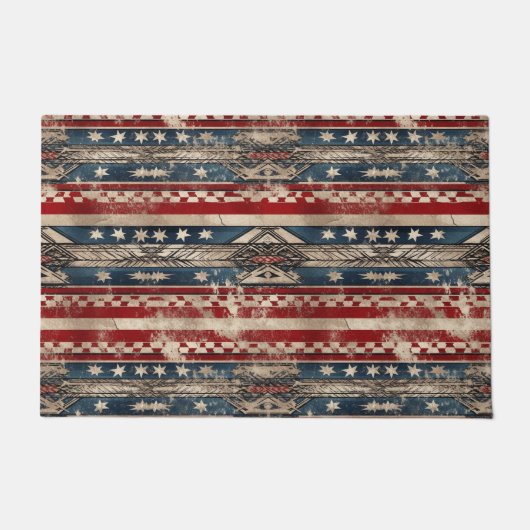 Westerne Amerikaanse vlag Deurmat (Voorkant)