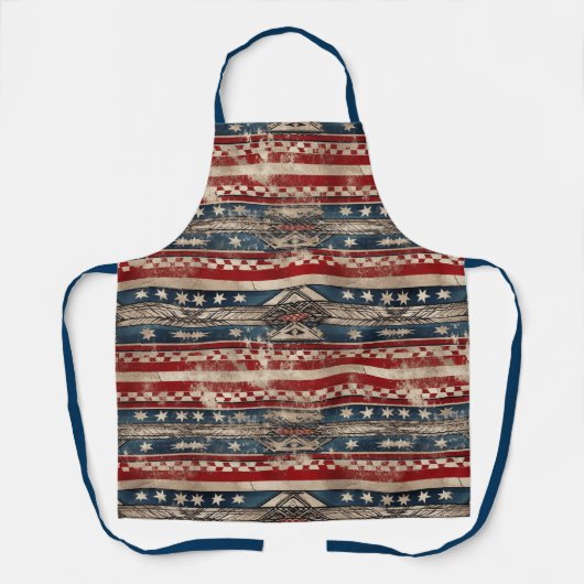Westerne Amerikaanse vlag Schort (Voorkant)