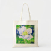 Westerne Anemone Canvas tas (Voorkant)
