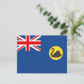 Westerne Australische vlag Briefkaart (Staand voorkant)