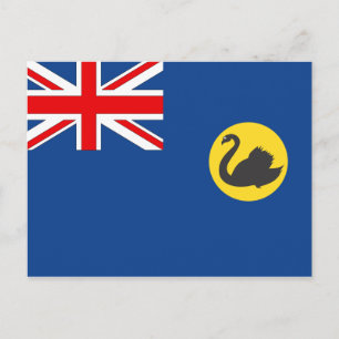Westerne Australische vlag Briefkaart