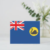 Westerne Australische vlag Briefkaart (Staand voorkant)