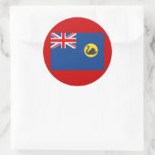 Westerne Australische vlag Ronde Sticker (Tas)