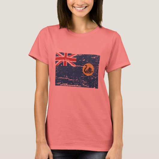  Westerne Australische vlag T-shirt (Voorkant)