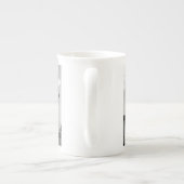 Westerne Auto Sign Architecture Zwart-wit Foto Porselein Kop (Achterkant)