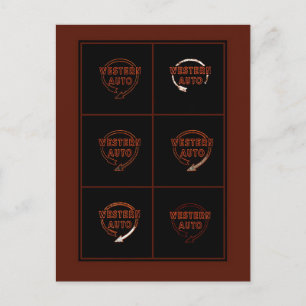 Westerne automatische bouwtekening, Kansas City, M Briefkaart