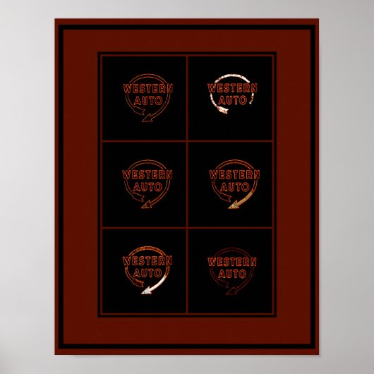 Westerne automatische bouwtekening, Kansas City, M Poster (Voorkant)