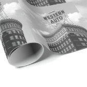 Westerne automatische halfcilindrische constructie cadeaupapier (Rol Hoek)