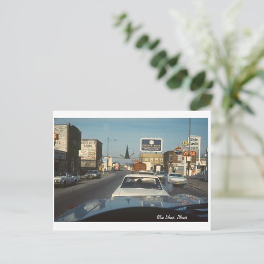  Westerne Avenue Blue Island, Illinois 1966 Briefkaart (Staand voorkant)