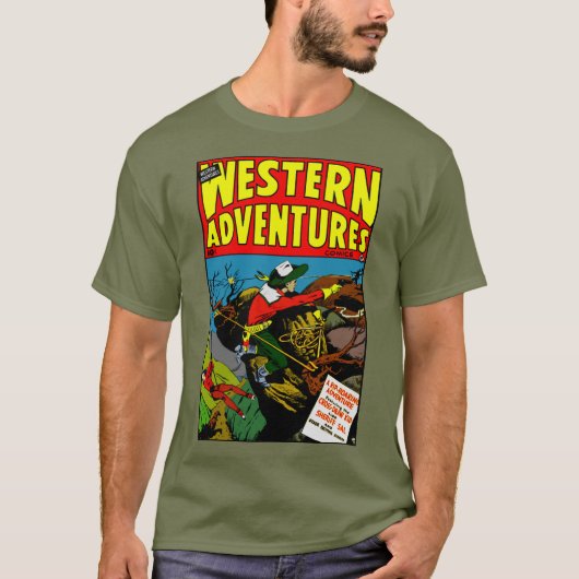 westerne avonturen T-shirt uit 1950 (Voorkant)