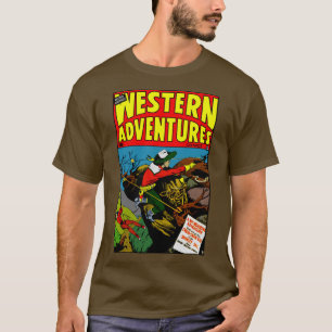 westerne avonturen uit 1950 t-shirt