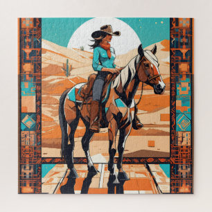 Westerne avonturier 4 legpuzzel
