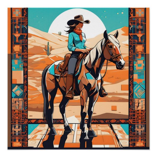 Westerne avonturier 4 perfect poster (Voorkant)