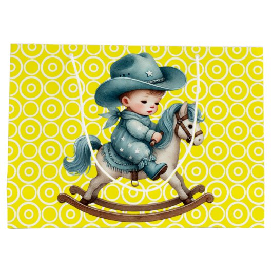 Westerne Baby Cowboy l Grote Cadeautas (Achterkant)