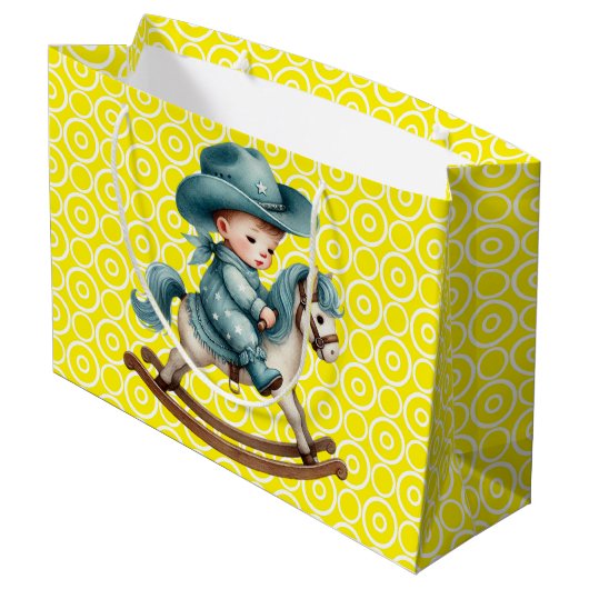 Westerne Baby Cowboy l Grote Cadeautas (Achterkant Gekanteld)