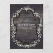 Westerne baby uit Oostenrijk sparen de datum Aankondigingskaart (Voorkant)