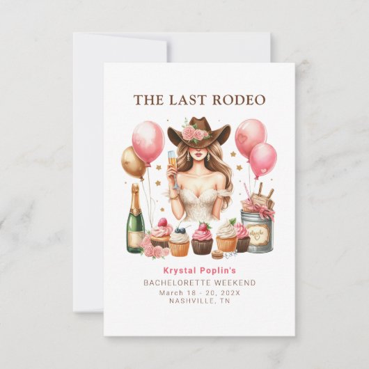 Westerne Bachelorette Weekendroute Kaart (Voorkant)