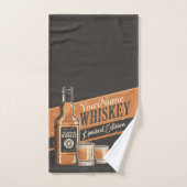 Westerne balk voor persoonlijke whiskey-vloeistoff bad handdoek (Handdoek)