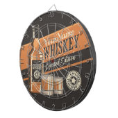 Westerne balk voor persoonlijke whiskey-vloeistoff dartbord (Voorkant Rechts)