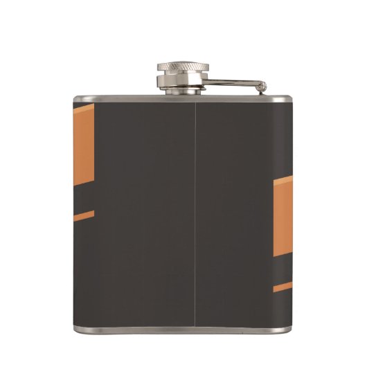 Westerne balk voor persoonlijke whiskey-vloeistoff heupfles (Achterkant)