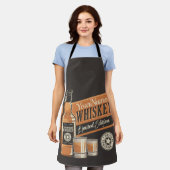 Westerne balk voor persoonlijke whiskey-vloeistoff schort (Gedragen)