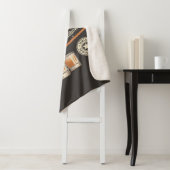 Westerne balk voor persoonlijke whiskey-vloeistoff sherpa deken (In situ)