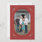 Westerne Bandana Border Kerstkaart (Voorkant)