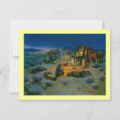 WESTERNE BARBECUE PARTY INVITATION ~ EZ2 CUSTOMIZE KAART (Voorkant)