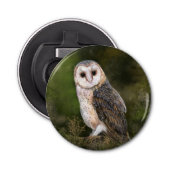 Westerne Barn Owl Bottle Open Button Flesopener (Voorkant)