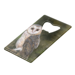Westerne Barn Owl Bottle Open Creditkaart Flessenopener