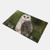 Westerne Barn Owl Doormat Deurmat (Schuin)