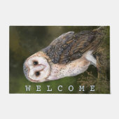 Westerne Barn Owl Doormat Deurmat (Voorkant)
