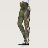 Westerne Barn Owl - Gigned Waterverf Painting Leggings (Links)
