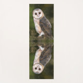 Westerne Barn Owl - Gigned Waterverf Painting  Yogamat (Voorkant)
