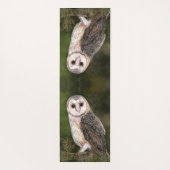 Westerne Barn Owl - Gigned Waterverf Painting  Yogamat (Achterkant)