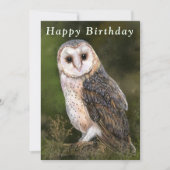 Westerne Barn Owl - Happy Birthday (Voorkant)
