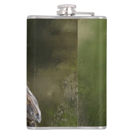 Westerne Barn Owl Kolf Heupfles (Achterkant)