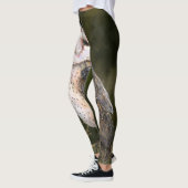 Westerne Barn Owl - Migned Waterverf Painting Art Leggings (Links)