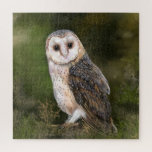 Westerne Barn Owl - Migned Waterverf Painting Art Legpuzzel<br><div class="desc">Western Barn Owl - Migned Watercolor Painting Art Beautiful Forest Bird</div>
