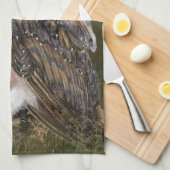 Westerne Barn Owl - Migned Waterverf Painting Art Theedoek (Quarter Fold)