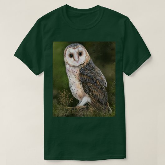 Westerne Barn Owl T-Shirt (Design voorkant)