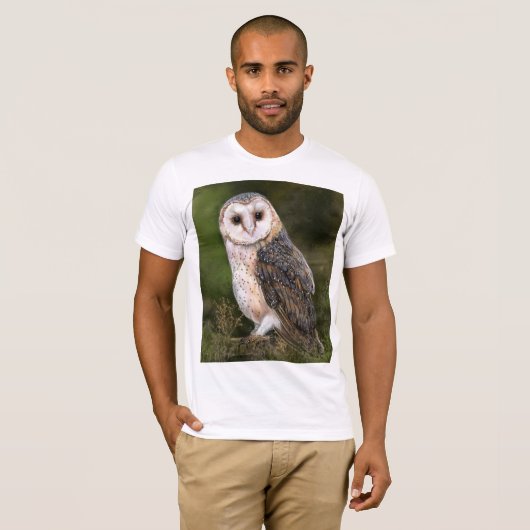 Westerne Barn Owl T-Shirt (Voorkant volledig)