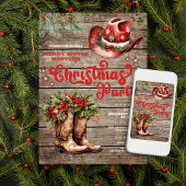 Westerne Barn Party Uitnodiging Vakantie Uitnodigi