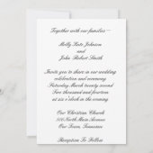 Westerne Barrel en Boots Cowboy Wedding Uitnodigin Kaart (Achterkant)